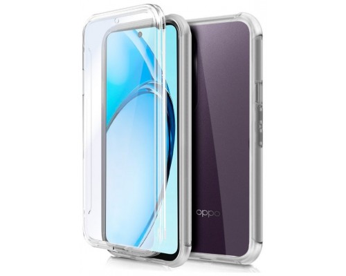 Funda COOL Silicona 3D para Oppo A60 (Transparente Frontal + Trasera)