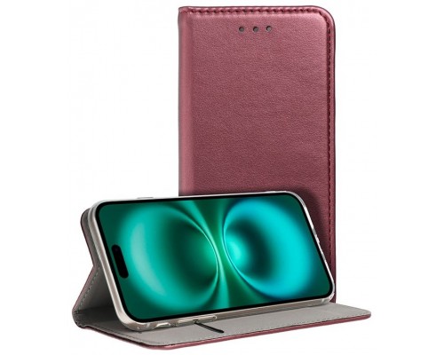 Funda COOL Flip Cover para iPhone 16 Plus Liso Burgundy
