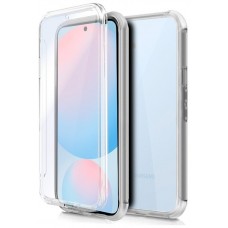 Funda COOL Silicona 3D para Samsung S721 Galaxy S24 FE (Transparente Frontal + Trasera)