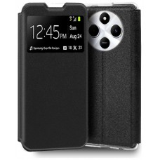 Funda COOL Flip Cover para Xiaomi Redmi 14C / Poco C75 Liso Negro