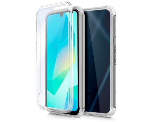 Funda COOL Silicona 3D para Samsung A165 Galaxy A16 / A16 5G (Transparente Frontal + Trasera)