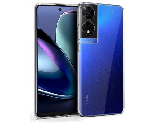 Funda COOL Silicona para TCL 40 Nxtpaper 5G (Transparente)