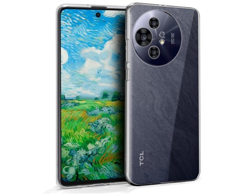 Funda COOL Silicona para TCL 50 Nxtpaper 5G / 50 Pro Nxtpaper 5G (Transparente)
