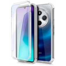 Funda COOL Silicona 3D para Xiaomi Redmi 14C / Poco C75 (Transparente Frontal + Trasera)