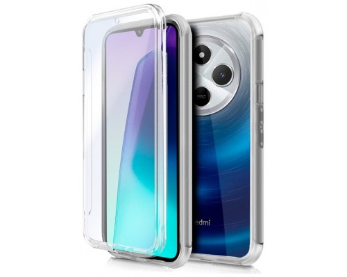 Funda COOL Silicona 3D para Xiaomi Redmi 14C / Poco C75 (Transparente Frontal + Trasera)