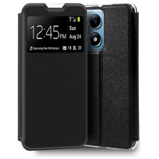 Funda COOL Flip Cover para Xiaomi 14T Liso Negro