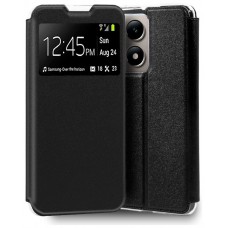Funda COOL Flip Cover para Xiaomi 14T Pro Liso Negro