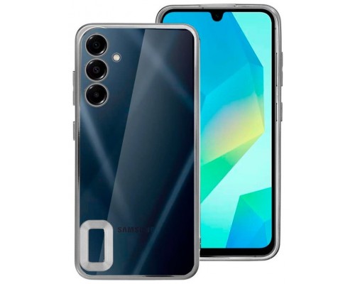 Carcasa COOL para Samsung A165 Galaxy A16 / A16 5G Borde Metalizado (Negro)