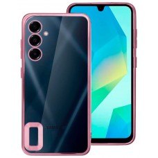 Carcasa COOL para Samsung A165 Galaxy A16 / A16 5G Borde Metalizado (Rosa)