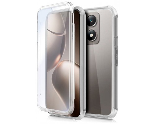 Funda COOL Silicona 3D para Xiaomi 14T Pro (Transparente Frontal + Trasera)