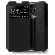 Funda COOL Flip Cover para ZTE Blade A75 Liso Negro