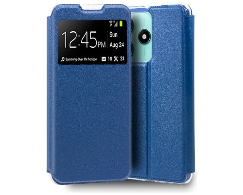 Funda COOL Flip Cover para Xiaomi Redmi Note 14 5G Liso Azul