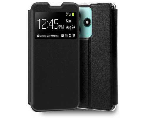 Funda COOL Flip Cover para Xiaomi Redmi Note 14 5G Liso Negro
