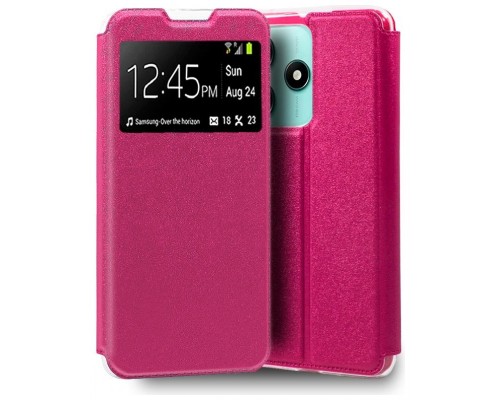 Funda COOL Flip Cover para Xiaomi Redmi Note 14 5G Liso Rosa