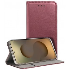 Funda COOL Flip Cover para Samsung S938 Galaxy S25 Ultra Liso Burgundy