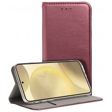 Funda COOL Flip Cover para Samsung S926 Galaxy S24 Plus / S25 Plus Liso Burgundy