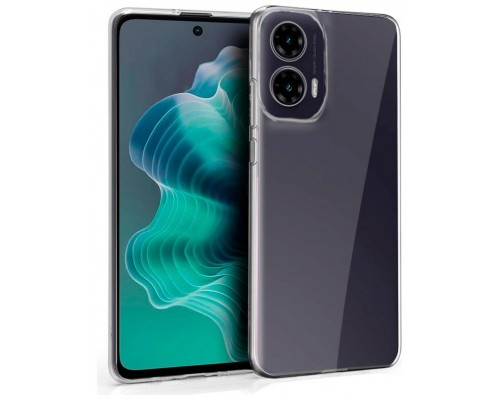 Funda COOL Silicona para Motorola Moto G35 5G (Transparente)