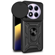 Carcasa COOL para Xiaomi Redmi Note 14 Pro Hard Ring Negro