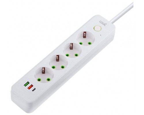 Cargador Universal Multipuerto COOL (Regleta 7 Puertos) Blanco