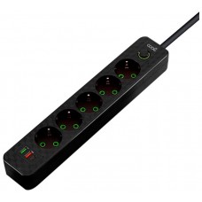 Cargador Universal Multipuerto COOL (Regleta 7 Puertos) Negro