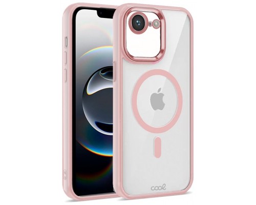 Carcasa COOL para iPhone 16e Magnética Borde Rosa