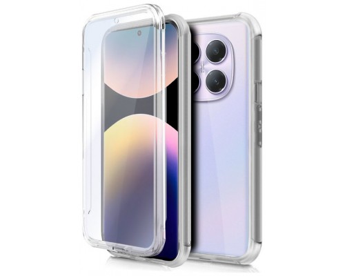 Funda COOL Silicona 3D para Xiaomi Redmi Note 14 Pro (Transparente Frontal + Trasera)