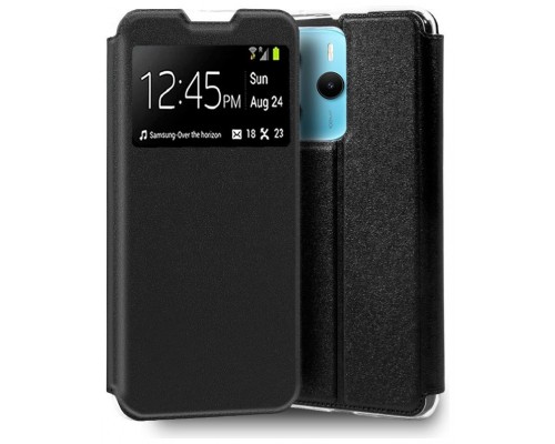 Funda COOL Flip Cover para Xiaomi Redmi Note 14 Liso Negro