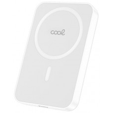 Bateria Externa Universal MAGNÉTICA Power Bank Qi 5000 mAh COOL Blanco