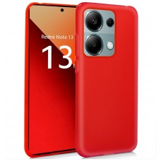 Funda COOL Silicona para Xiaomi Redmi Note 13 Pro / Note 14S / Poco M6 Pro (Rojo)