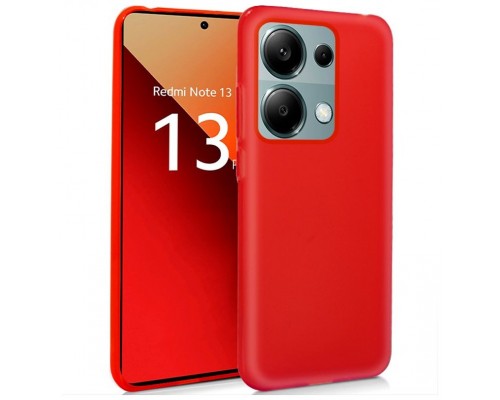 Funda COOL Silicona para Xiaomi Redmi Note 13 Pro / Note 14S / Poco M6 Pro (Rojo)