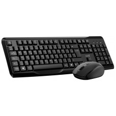 Teclado Office Inalámbrico PC Kit + Ratón COOL Enter Negro (Español) Teclado Office Inalámbrico PC Kit + Ratón COOL Enter Negro (Español)