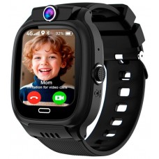 Smartwatch COOL Kids GPS Silicona Negro (Localización, Videollamadas, SIM)