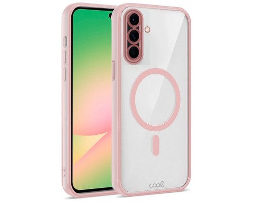 Carcasa COOL para Samsung A566 Galaxy A56 5G Magnética Borde Rosa