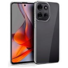 Funda COOL Silicona para Motorola Moto G75 5G (Transparente)
