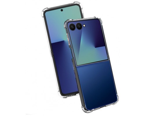 Carcasa COOL para Samsung F766 Galaxy Z Flip 7 AntiShock Transparente
