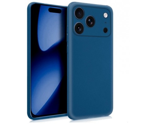 Funda COOL Silicona para iPhone 17 Pro Max (Azul)