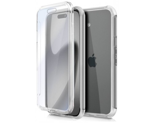 Funda COOL Silicona 3D para iPhone 17 (Transparente Frontal + Trasera)