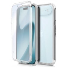 Funda COOL Silicona 3D para iPhone Air (Transparente Frontal + Trasera)