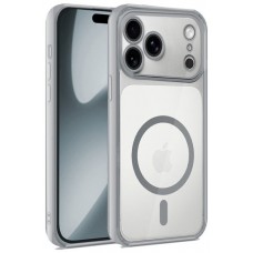 Carcasa COOL para iPhone 17 Pro Magnética Borde Plata