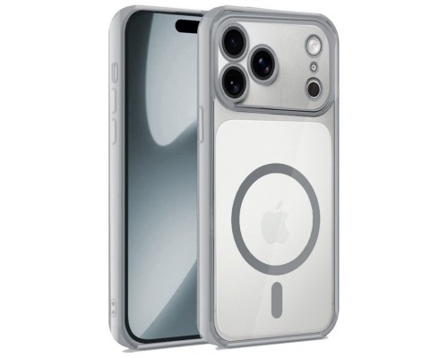 Carcasa COOL para iPhone 17 Pro Magnética Borde Plata