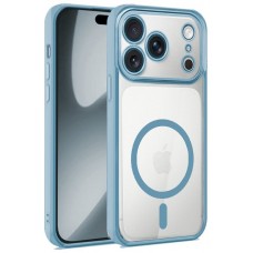 Carcasa COOL para iPhone 17 Pro Magnética Borde Celeste