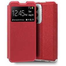 Funda COOL Flip Cover para Xiaomi Redmi 15 / 15 5G Liso Rojo