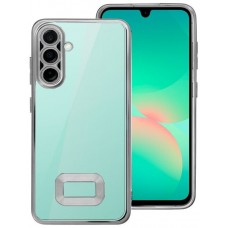 Carcasa COOL para Samsung A266 Galaxy A26 5G / A17 / A17 5G Borde Metalizado (Plata) Carcasa COOL para Samsung A266 Galaxy A26 5G / A17 / A17 5G Borde Metalizado (Plata)
