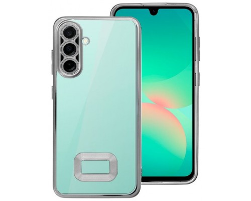 Carcasa COOL para Samsung A266 Galaxy A26 5G / A17 / A17 5G Borde Metalizado (Plata)