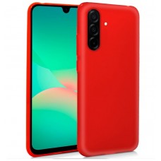 Funda COOL Silicona para Samsung A266 Galaxy A26 5G / A17 / A17 5G (Rojo) Funda COOL Silicona para Samsung A266 Galaxy A26 5G / A17 / A17 5G (Rojo)