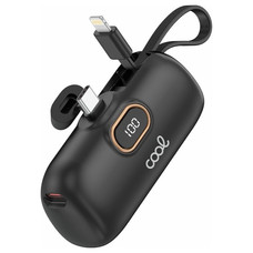 Bateria Externa Power Bank 5.000 mAh COOL C&aacute;psula Negro