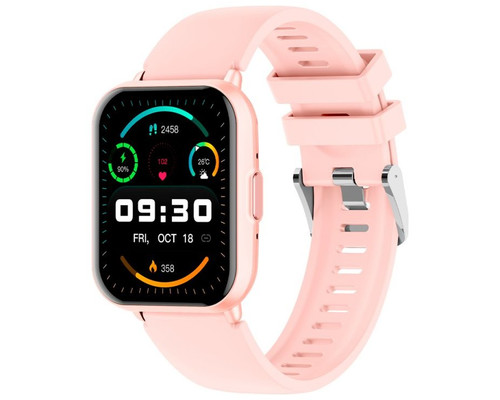Smartwatch COOL Cascais Silicona Rosa (Llamadas, Salud, Deporte)