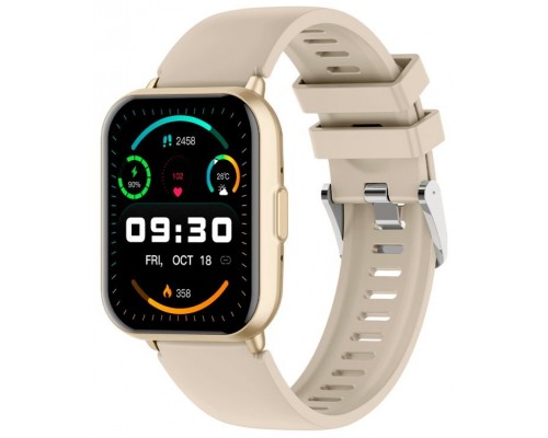 Smartwatch COOL Cascais Silicona Champagne (Llamadas, Salud, Deporte)