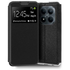 Funda COOL Flip Cover para Xiaomi Redmi Note 15 Pro Plus 5G / Poco M8 Pro Liso Negro