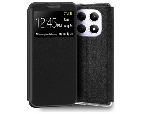 Funda COOL Flip Cover para Xiaomi Redmi Note 15 5G / Poco M8 Liso Negro